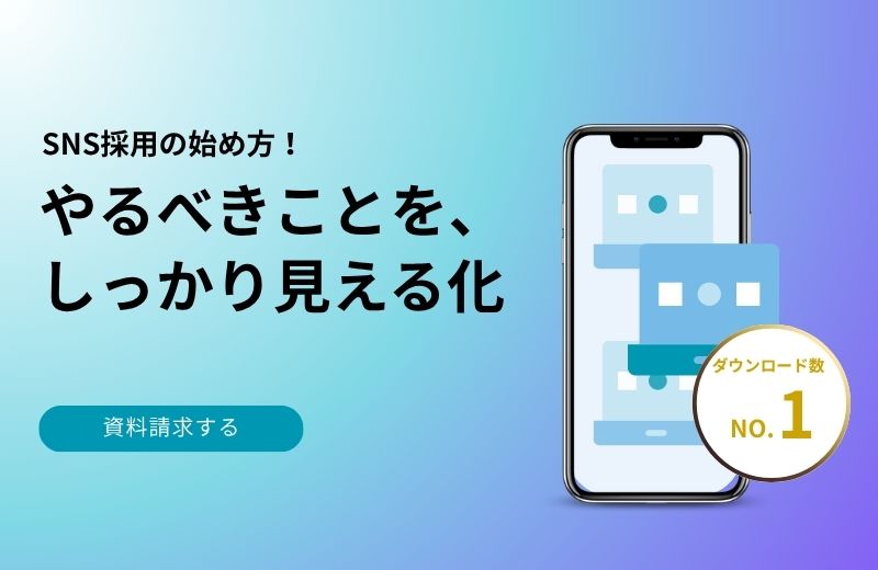 SNS採用資料請求